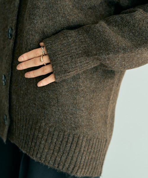 YECCA VECCA（イェッカヴェッカ） カーディガン ミドル丈Vネック