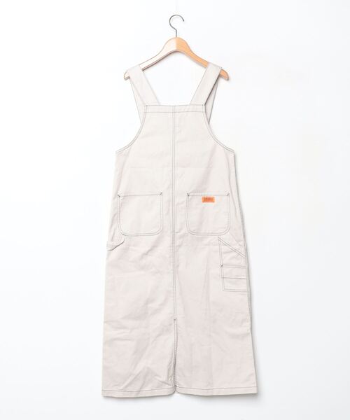 「UNIVERSAL OVERALL」 サロペットスカート FREE ベージュ レディース_画像2