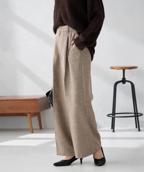 a.v.v（アー・ヴェ・ヴェ） パンツ 「マシンウォッシャブル/雑誌InRed