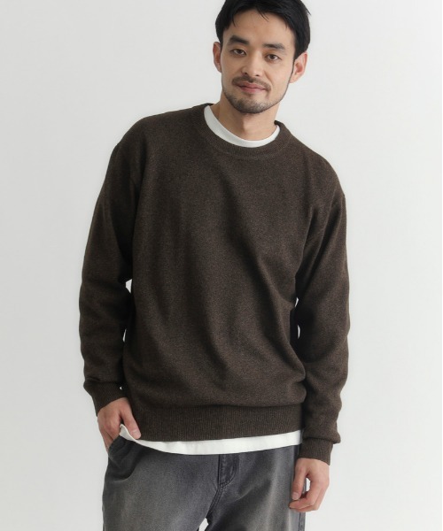 45R ニットセーター　サイズ03 BACK NUMBER セーター ニット 「BACK NUMBER」ポリナイロンニット