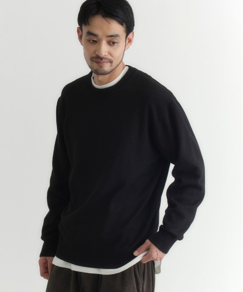 BACK NUMBER セーター ニット 「BACK NUMBER」ポリナイロンニット