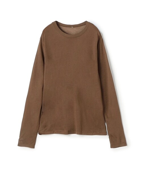 Baserange ベースレンジ ロングスリーブT カットソー バンブー BASERANGE/ベースレンジ ロングスリーブTシャツ - バンブー・lyocell