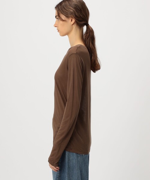 BASERANGE（ベースレンジ） tシャツ バンブー ロングスリーブプル