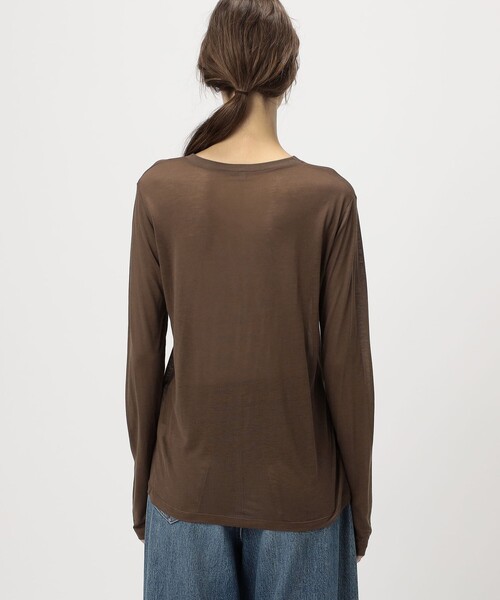 BASERANGE（ベースレンジ） tシャツ バンブー ロングスリーブプル