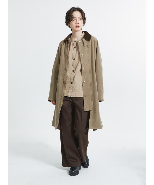 Barbour エクスモア　ステンカラーコート 38サイズ セージ Barbour エクスモアステンカラーコート 38サイズ セージ