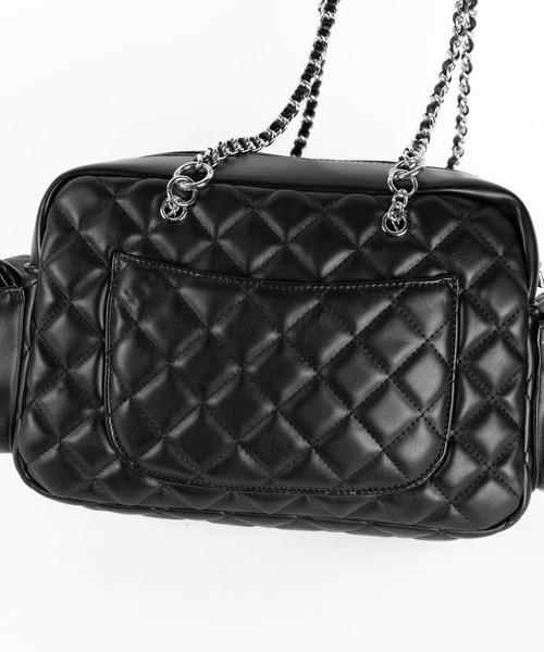 未使用！【エイミーイストワール】 キルティングチェーンバッグS ブラック 黒 未使用！【エイミーイストワール】 キルティングチェーンバッグS