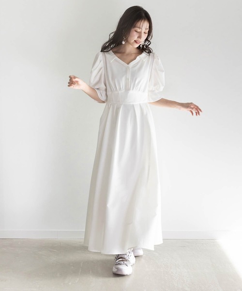 「RANDA」 シャツワンピース 1 ピンク レディース_画像2