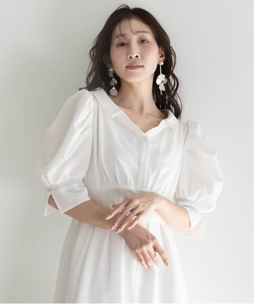 「RANDA」 シャツワンピース 1 ピンク レディース_画像5