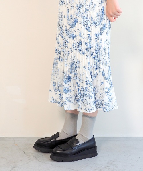 「cava cava」 シューズ 22.5cm ボルドー レディース_画像3