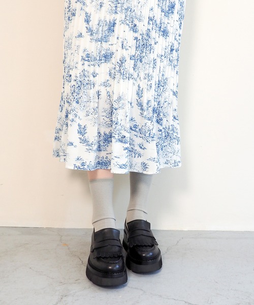 「cava cava」 シューズ 22.5cm ボルドー レディース_画像4