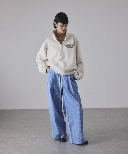 ADAM ET ROPE'（アダムエロペ） スウェットカットソー FREE グレー