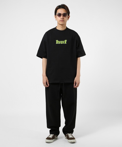 「HUF」 半袖Tシャツ MEDIUM ブラック メンズの画像