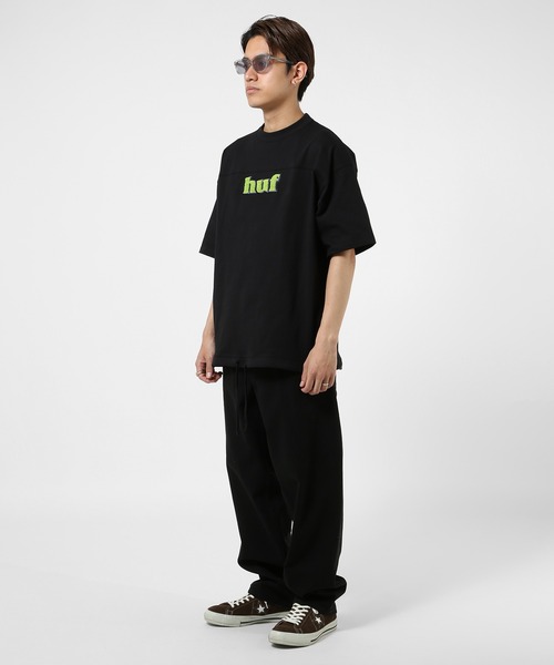 「HUF」 半袖Tシャツ MEDIUM ブラック メンズの画像