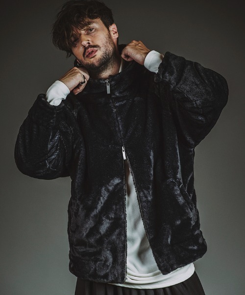 NO ID.（ノーアイディー） ブルゾン アウター mj11322-フェイクファー