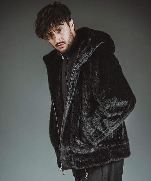 NO ID.（ノーアイディー） ブルゾン アウター mj11322-フェイクファー