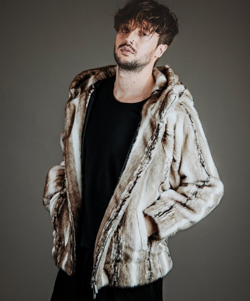 NO ID.（ノーアイディー） ブルゾン アウター mj11322-フェイクファー