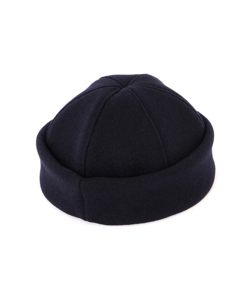 MHL.（エムエイチエル） ニット帽 ニットキャップ DENSE WOOL MELTON