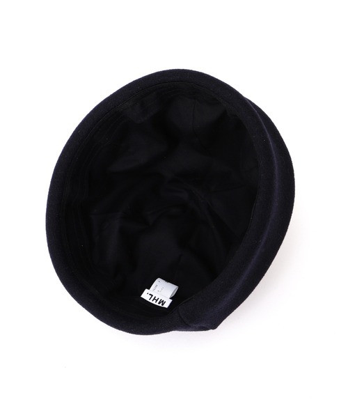 MHL.（エムエイチエル） ニット帽 ニットキャップ DENSE WOOL MELTON