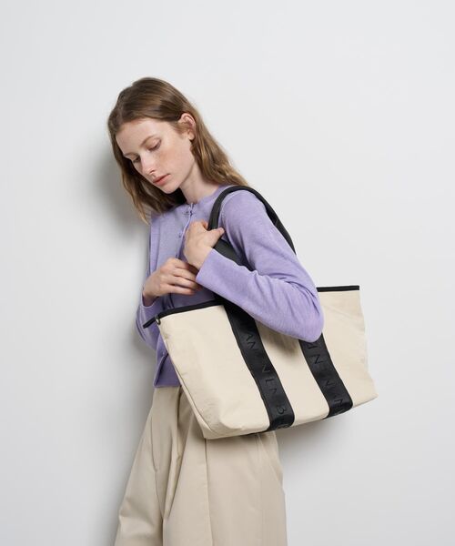 LANVIN en Bleu トートバッグ ロゴテープワイドトートバッグ