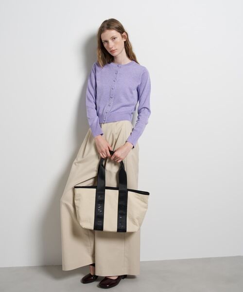 LANVIN en Bleu トートバッグ ロゴテープワイドトートバッグ
