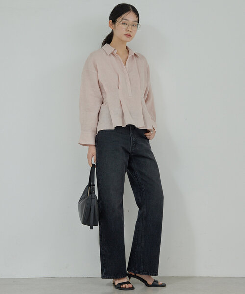 「GALLARDAGALANTE」 デニムパンツ 1 ブラック レディース_画像5