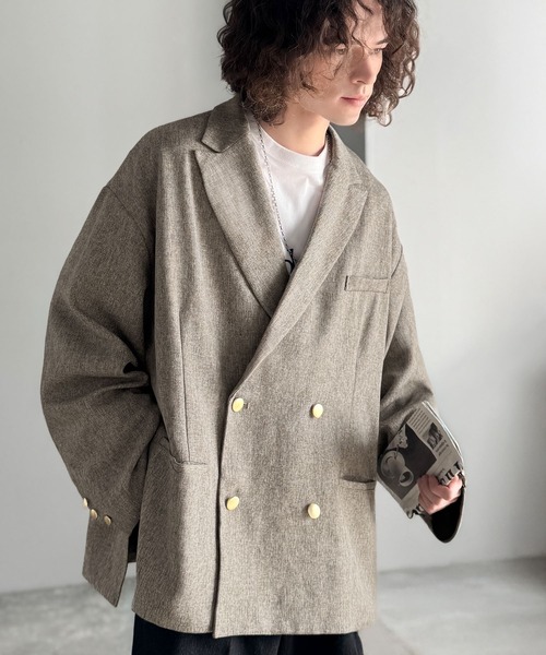 「classicalelf」 テーラードジャケット X-LARGE ブラック メンズ_画像3