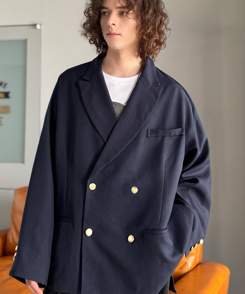 「classicalelf」 テーラードジャケット X-LARGE ブラック メンズ_画像7