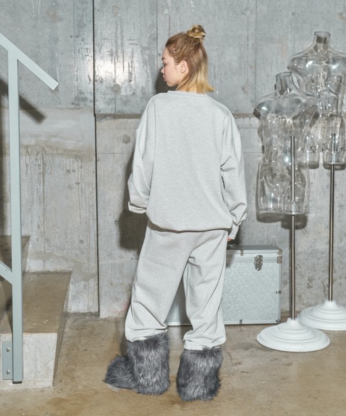 「JUST A NOON」 セットアップ FREE グレー レディース_画像4