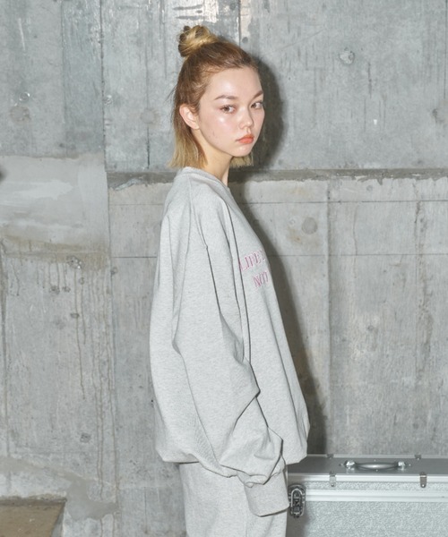 「JUST A NOON」 セットアップ FREE グレー レディース_画像7