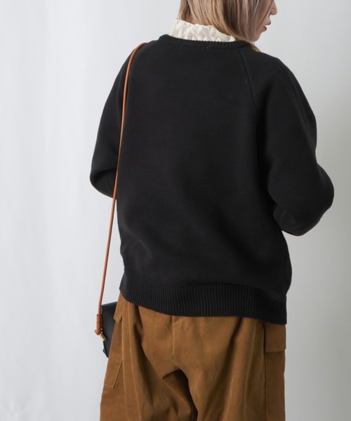 「LUCA/LADY LUCK LUCA」 長袖ニット FREE グレー レディース_画像6