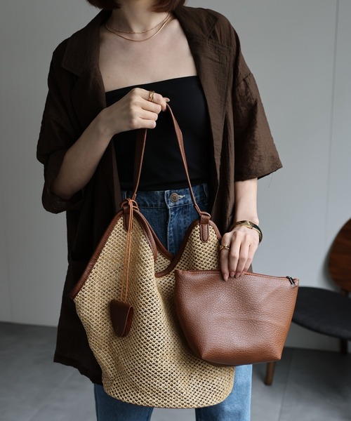 「sakishimatokyo」 トートバッグ FREE ブラック レディース_画像2