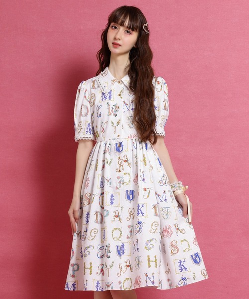 ワンピース Blooming イニシャル ドレスの画像