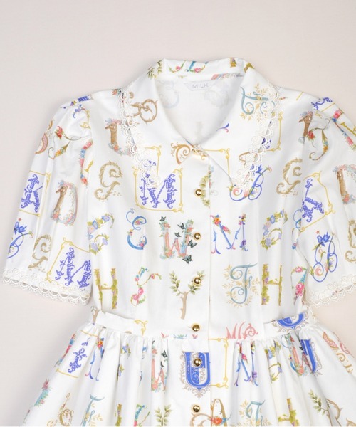 ワンピース Blooming イニシャル ドレスの画像