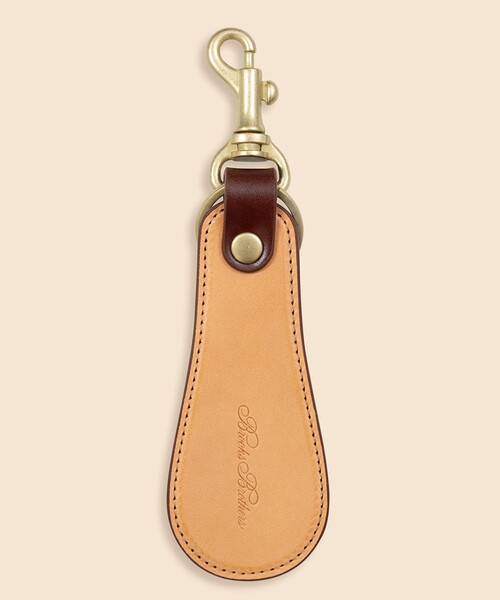 Brooks Brothers シープ キーホルダー(ブラウン) BROOKS BROTHERS（ブルックスブラザーズ） キーホルダー コードバン