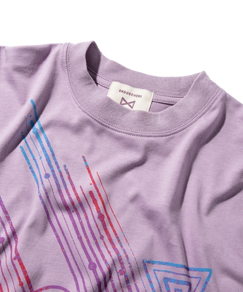 【新品未開封】ENDRECHERI.× ZOZO コラボTシャツ ENDRECHERI. 長袖Tシャツ「ZOZOコラボ」 FREE パープル メンズ
