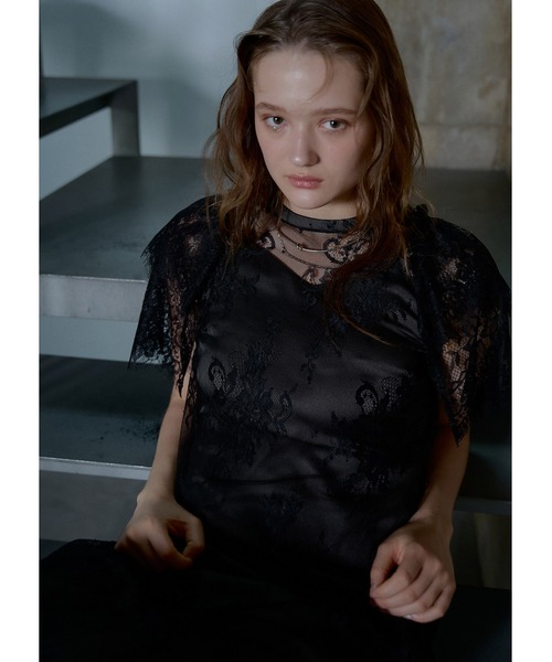 LE'RURE ドレス Lace layered scallop dress : ZOZOTOWN Yahoo!店