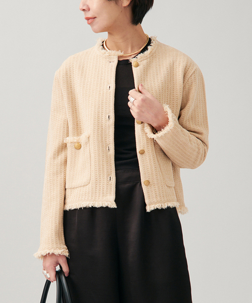 VERMEIL par iena 25SS 新品 soft knit ジャケット VERMEIL par iena 25SS 新品 soft knit ジャケット VERMEIL par iena