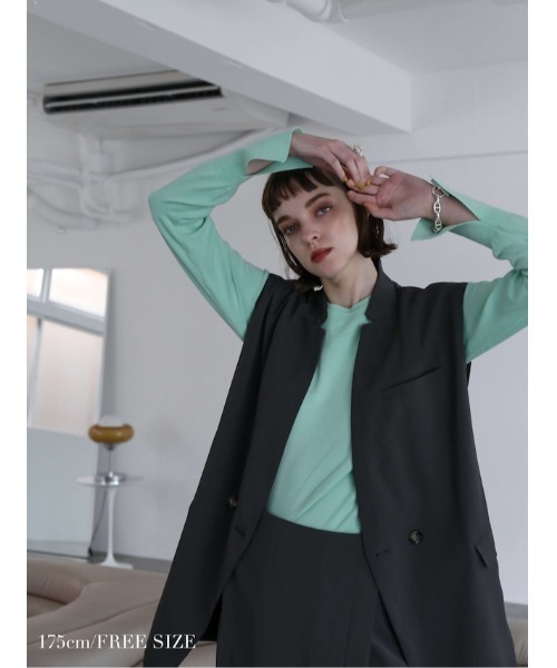 「Katrin TOKYO」 長袖ニット FREE ミント レディース_画像2