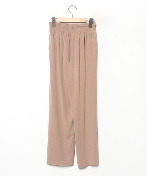 「Re:EDIT」 イージーパンツ M ブラウン レディースの画像2