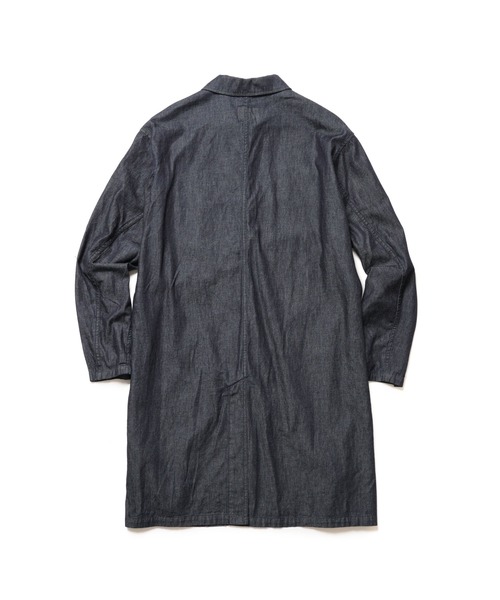 ステンカラーコート コート RINSE WASH 6oz SUPER LIGHT DENIM / UTILLITY COAT /M261105 メンズの画像