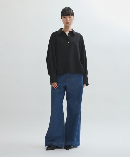 アダムエロペ　長袖シャツ ADAM ET ROPE'（アダムエロペ） 長袖シャツ M ブルー系その他4 メンズ