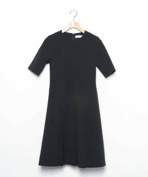 【新品未使用✨】CELFORD Aライン ワンピース Sサイズ ブラック CELFORD（セルフォード） 7分袖ワンピース 38 ブラック レディース