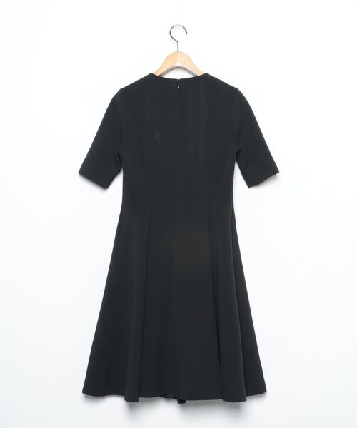 CELFORD（セルフォード） 7分袖ワンピース 38 ブラック レディース