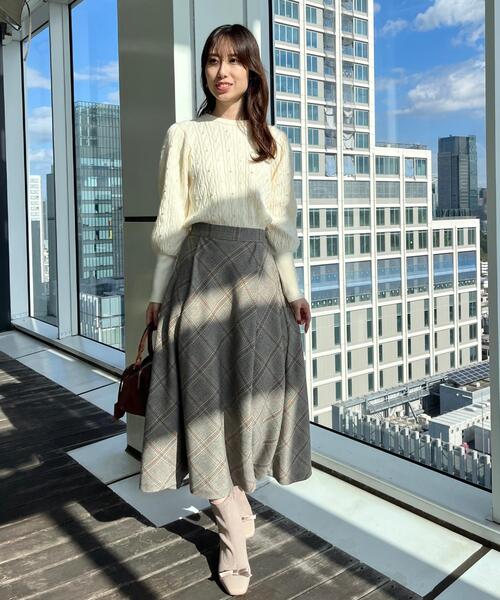 「couture brooch」 長袖ニット 38 アイボリー レディース_画像8