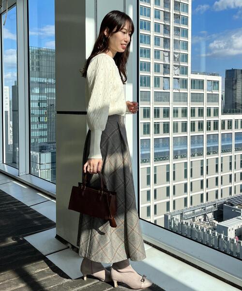 「couture brooch」 長袖ニット 38 アイボリー レディース_画像9