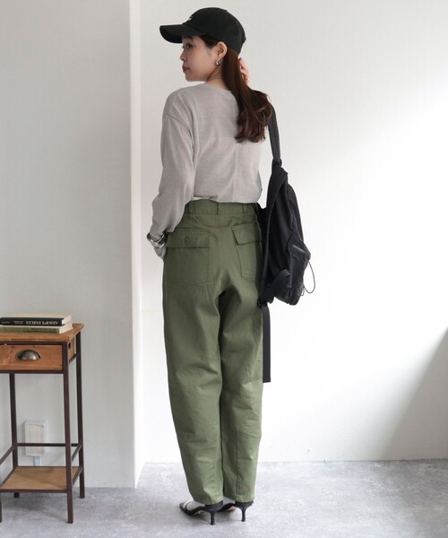 「fredy emue」 長袖カットソー 38 サックスブルー レディース_画像8