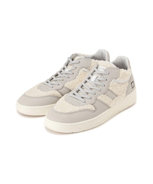 「D.A.T.E.」 ローカットスニーカー 38 グレー レディース_画像2