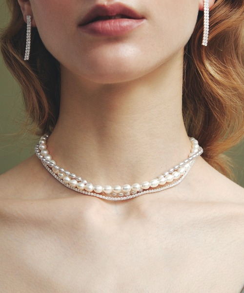 「les bonbon」 ネックレス FREE ホワイト レディース_画像3