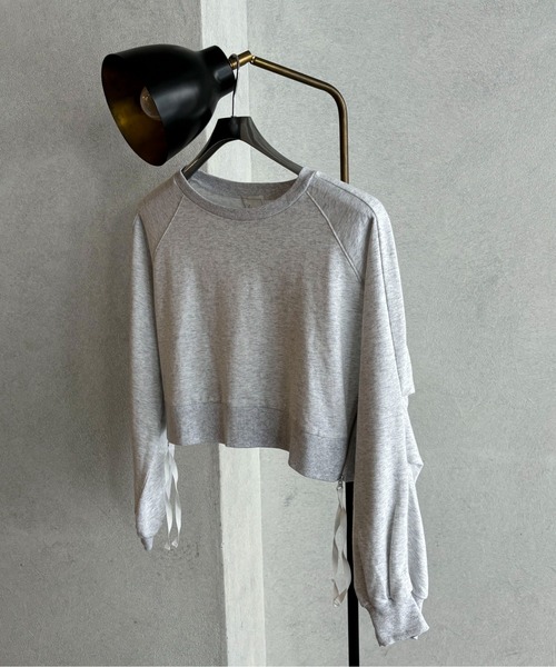 「feepur」 スウェットカットソー MEDIUM ブラック レディース_画像9