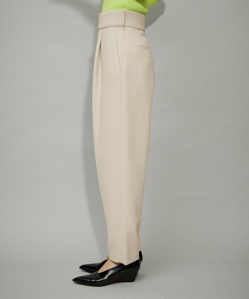 「ADAM ET ROPE'」 パンツ 36 ベージュ レディース_画像8